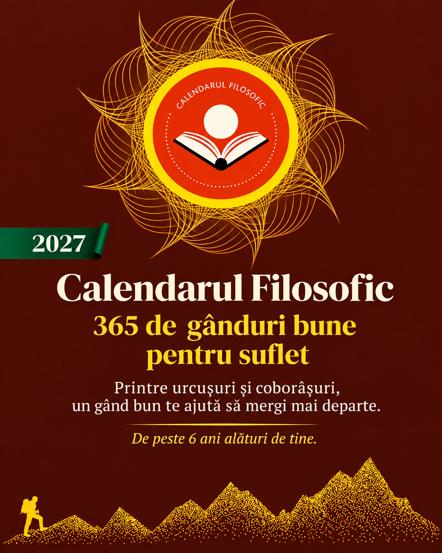 Calendarul Filosofic 2027 – 365 de gânduri bune pentru suflet