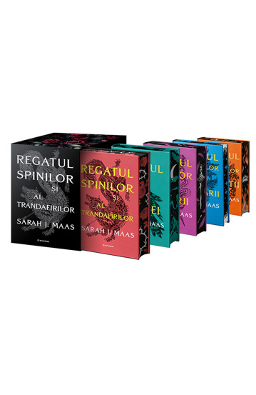 Seria Regatul spinilor și al trandafirilor Hardcover vol. 1-5  (ACOTAR) 